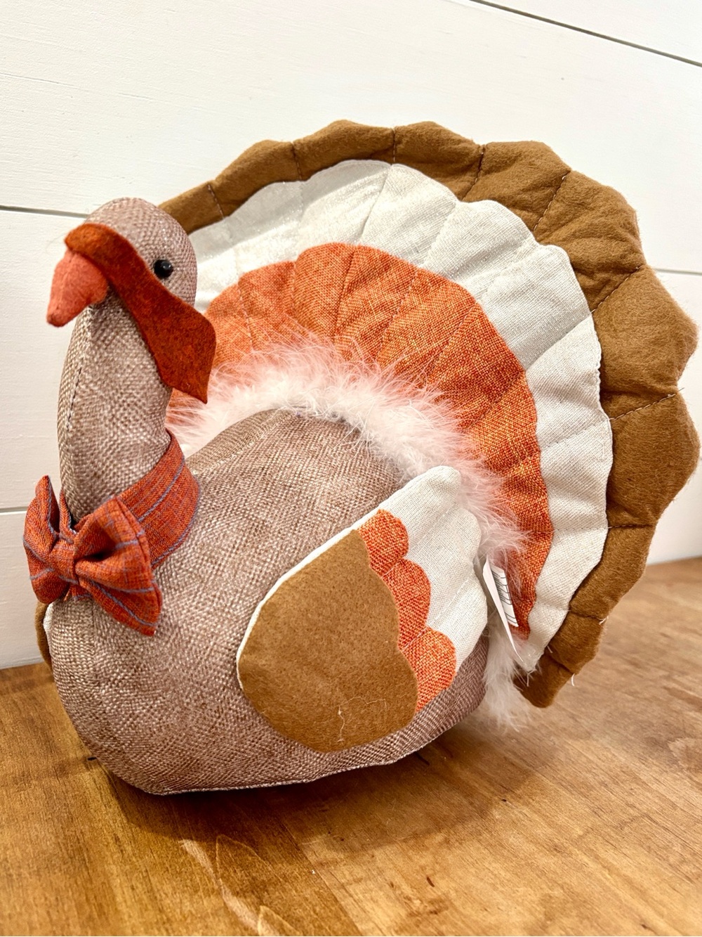 Decorative Turkey Thanksgiving Fall Autumn Decor Stuffed Weighted